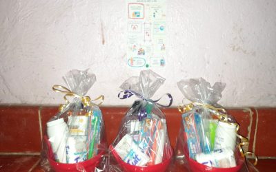 Hygiëne pakketjes voor de kinderen